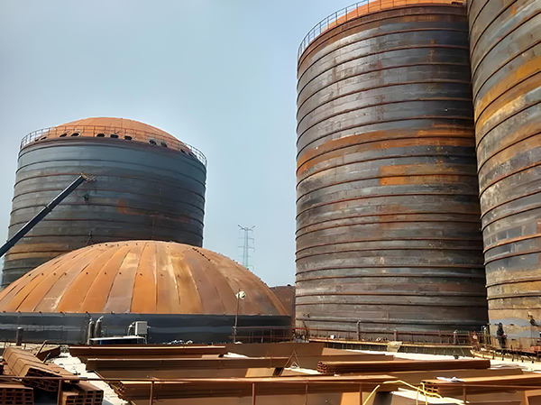 广德焦粉钢板仓